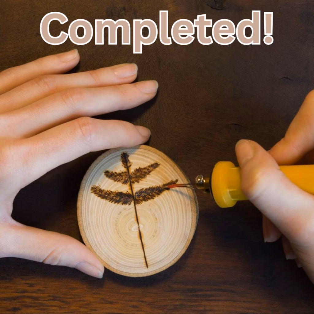 Pyrography Completed - 1